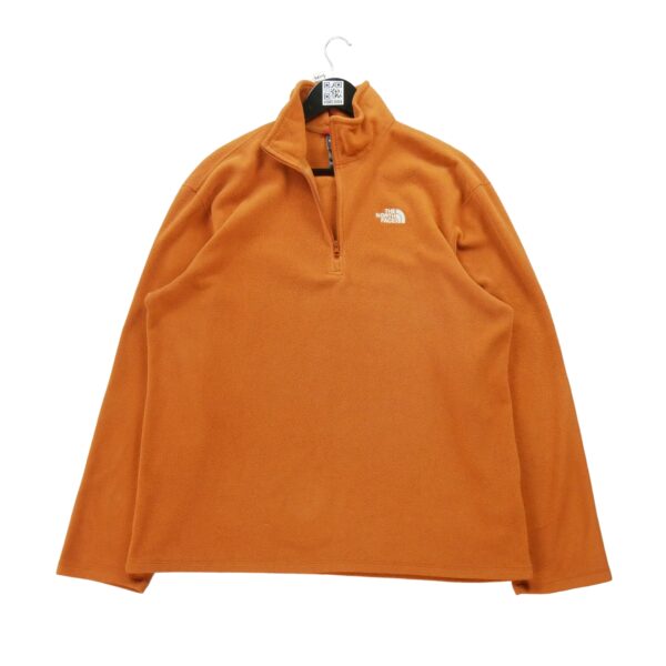 Pull polaires homme manches longues orange The North Face Col Montant
