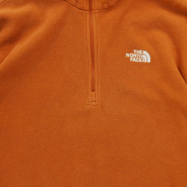 Pull polaires homme manches longues orange The North Face Col Montant