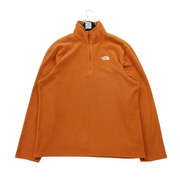 Pull polaires homme manches longues orange The North Face Col Montant