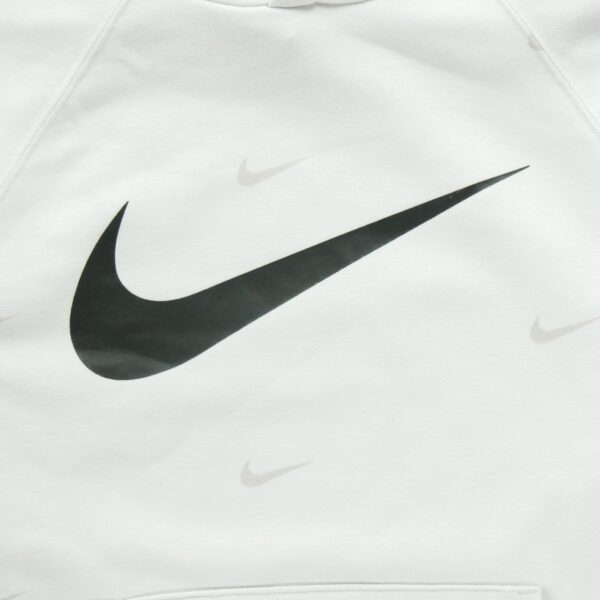 Sweat a capuche enfant manches longues blanc Nike Motif imprime Col Rond