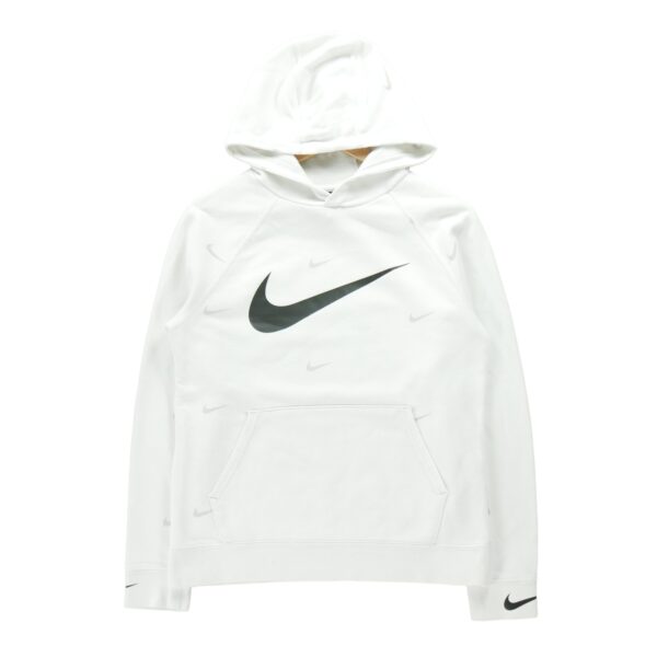 Sweat a capuche enfant manches longues blanc Nike Motif imprime Col Rond