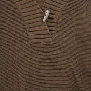 Sweat a capuche femme manches longues marron Polo Ralph Lauren Col V