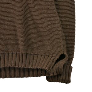 Sweat a capuche femme manches longues marron Polo Ralph Lauren Col V