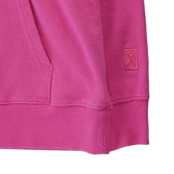 Sweat a capuche femme manches longues rose The North Face Motif imprime Col Rond