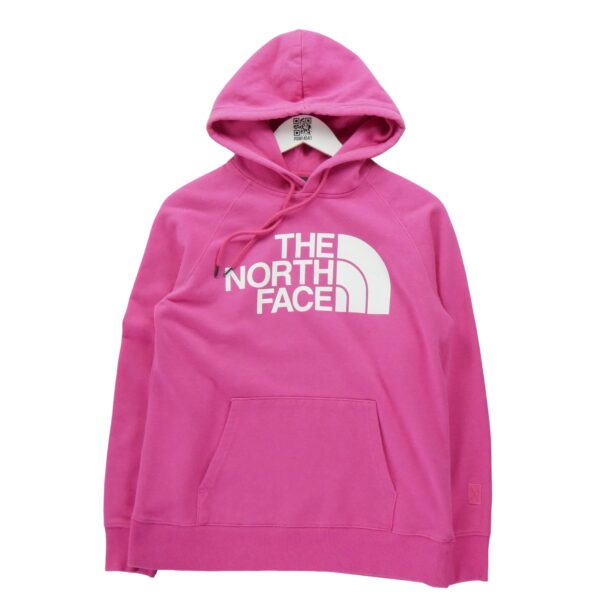 Sweat a capuche femme manches longues rose The North Face Motif imprime Col Rond