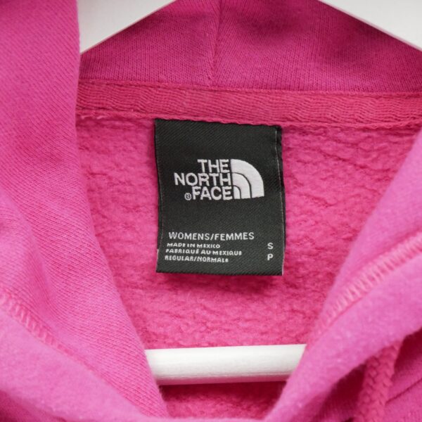 Sweat a capuche femme manches longues rose The North Face Motif imprime Col Rond