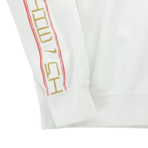 Sweat a capuche homme manches longues blanc Nike Motif imprime Col Rond