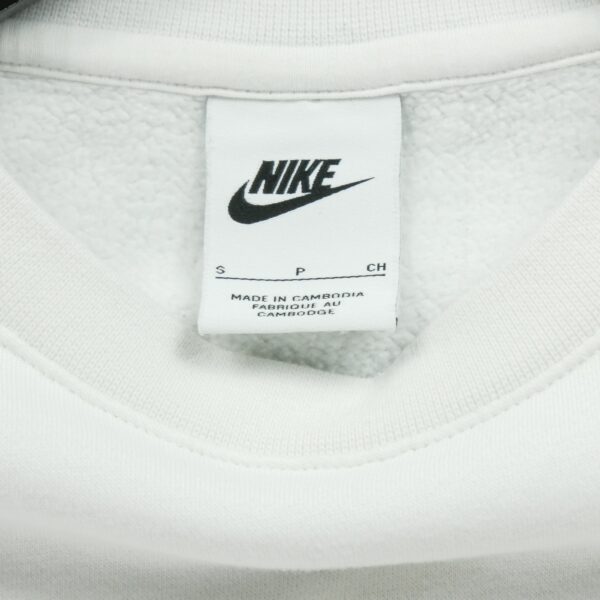 Sweat a capuche homme manches longues blanc Nike Motif imprime Col Rond