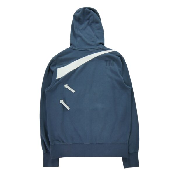 Sweat a capuche homme manches longues bleu Nike Col Montant