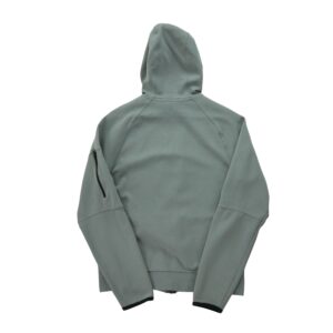 Sweat a capuche homme manches longues gris Nike Col Montant