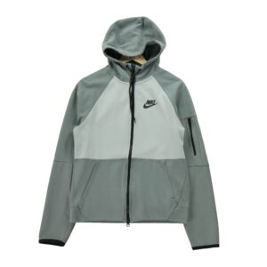 Sweat a capuche homme manches longues gris Nike Col Montant