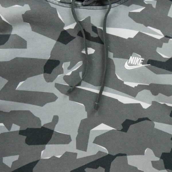 Sweat a capuche homme manches longues gris Nike Motif a motifs Col Rond