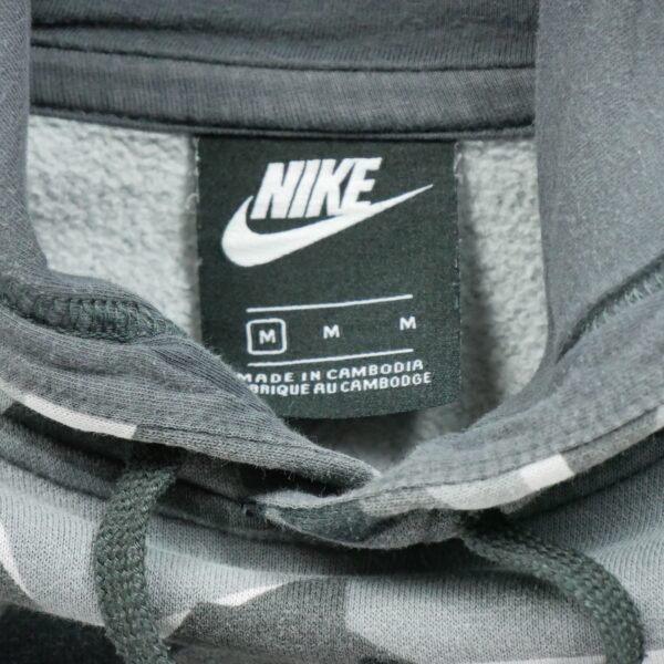 Sweat a capuche homme manches longues gris Nike Motif a motifs Col Rond