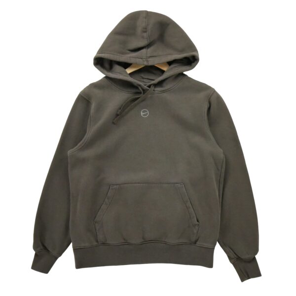 Sweat a capuche homme manches longues marron Nike Col Rond