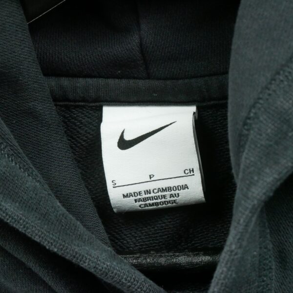 Sweat a capuche homme manches longues noir Nike Motif brode Col Rond