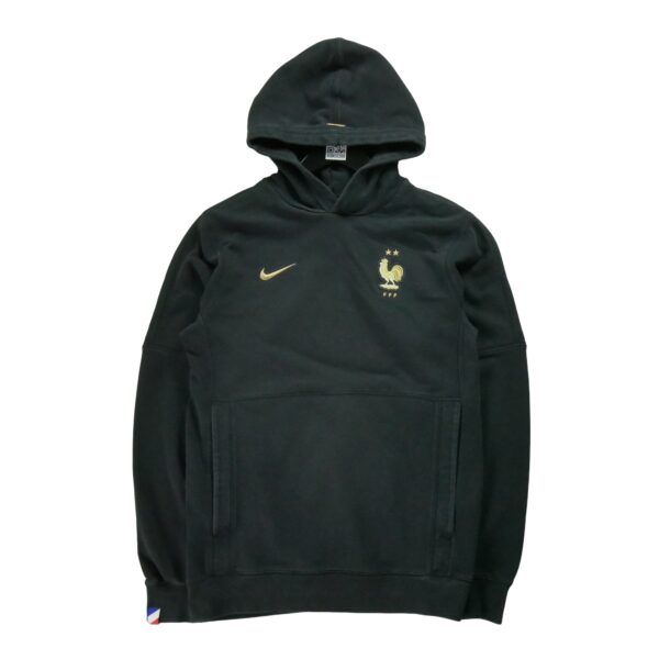 Sweat a capuche homme manches longues noir Nike Motif brode Col Rond
