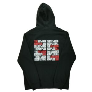 Sweat a capuche homme manches longues noir The Kooples Motif imprime Col Rond