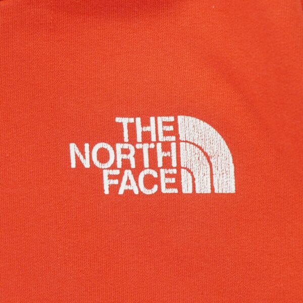 Sweat a capuche homme manches longues rouge The North Face Col Rond