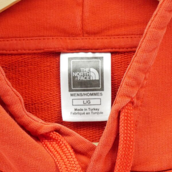Sweat a capuche homme manches longues rouge The North Face Col Rond