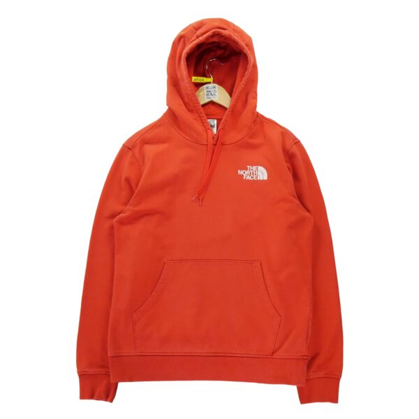 Sweat a capuche homme manches longues rouge The North Face Col Rond