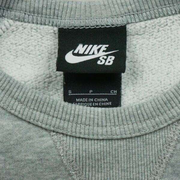 Sweat homme manches longues gris Nike Motif chine Col Rond