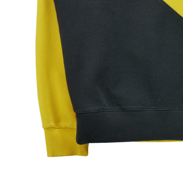 Sweat homme manches longues jaune Lacoste Col Rond