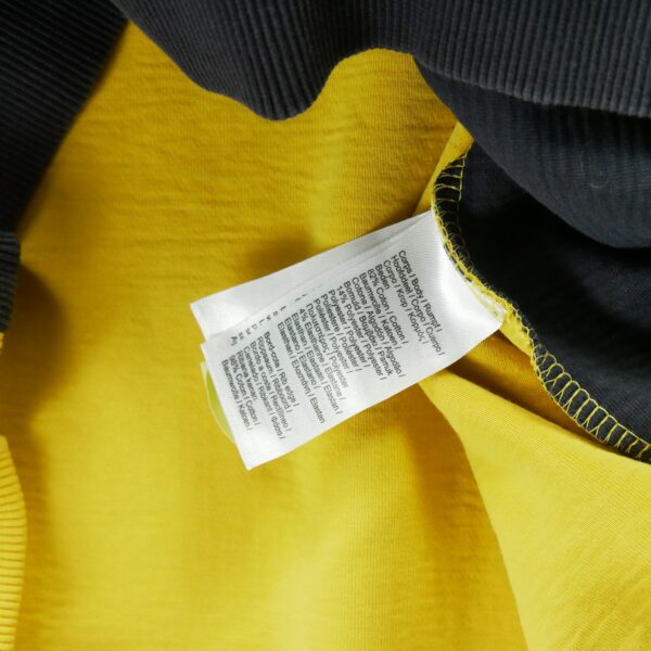 Sweat homme manches longues jaune Lacoste Col Rond