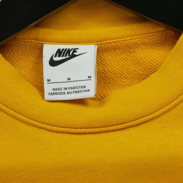Sweat homme manches longues jaune Nike Col Rond