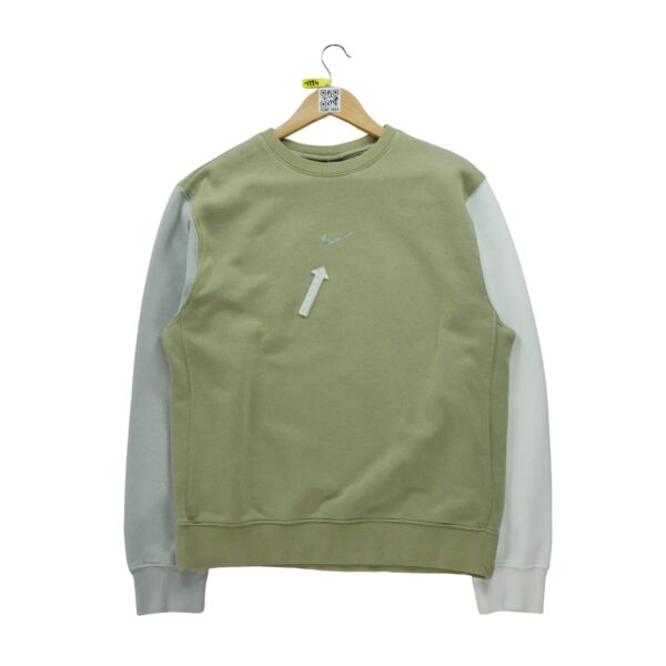 Sweat homme manches longues kaki Nike Col Rond