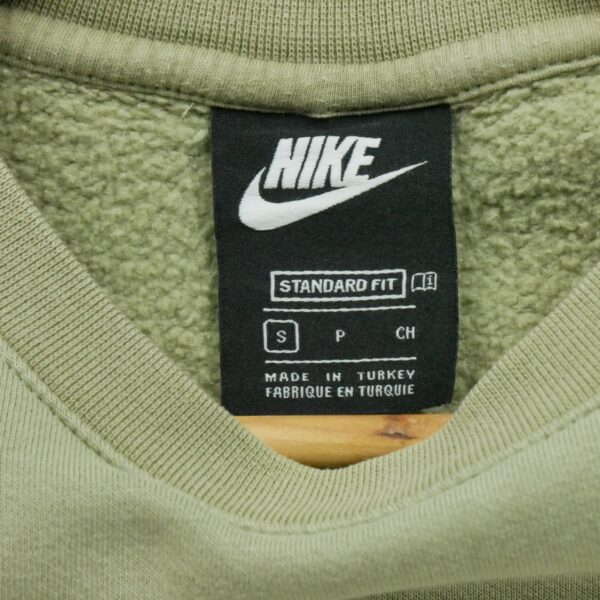 Sweat homme manches longues kaki Nike Col Rond