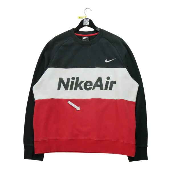 Sweat homme manches longues marine Nike Col Rond