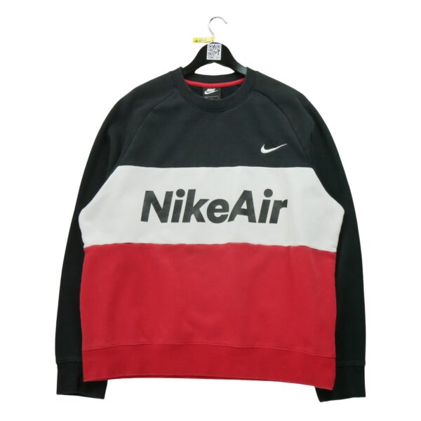 Sweat homme manches longues marine Nike Col Rond