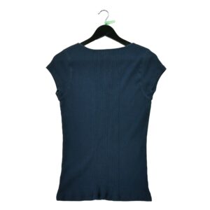 T shirt manches courtes femme marine Lauren Ralph Lauren Col Rond