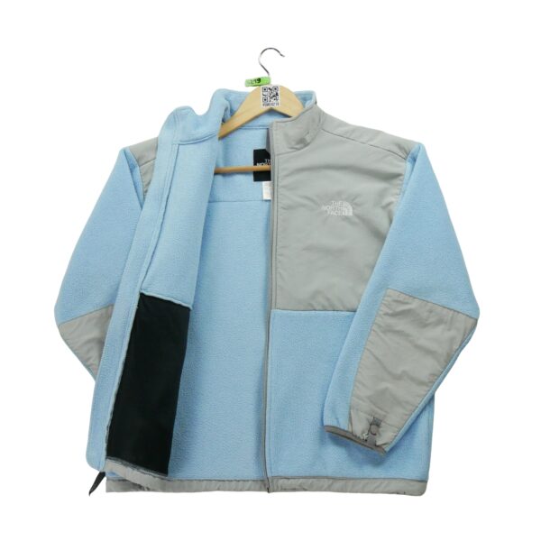 Veste polaires enfant manches longues bleu clair The North Face Col Montant