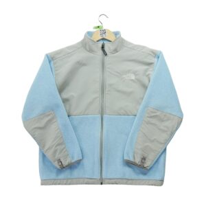 Veste polaires enfant manches longues bleu clair The North Face Col Montant