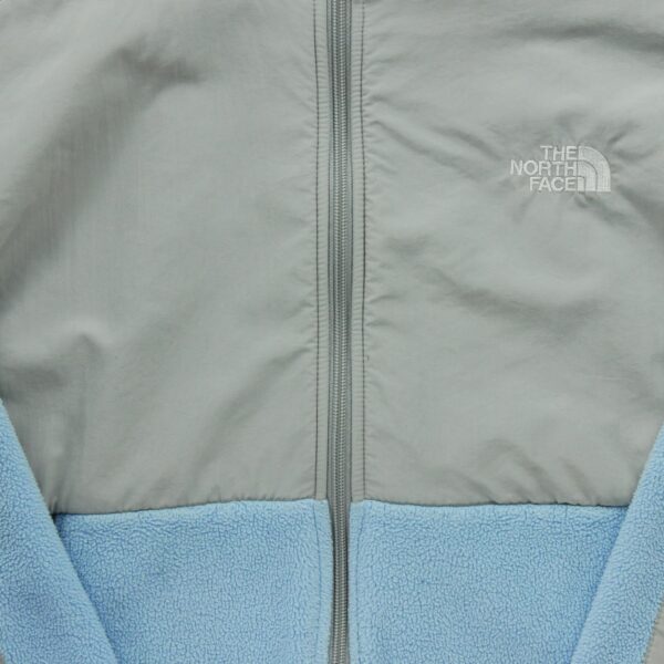 Veste polaires enfant manches longues bleu clair The North Face Col Montant