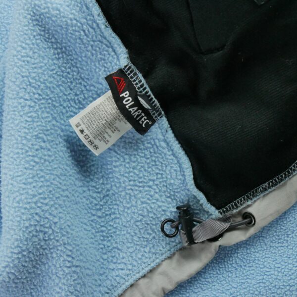 Veste polaires enfant manches longues bleu clair The North Face Col Montant