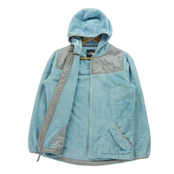 Veste polaires enfant manches longues bleu clair The North Face Col Rond