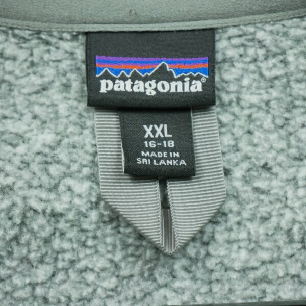 Veste polaires enfant manches longues gris Patagonia Motif chine Col Montant