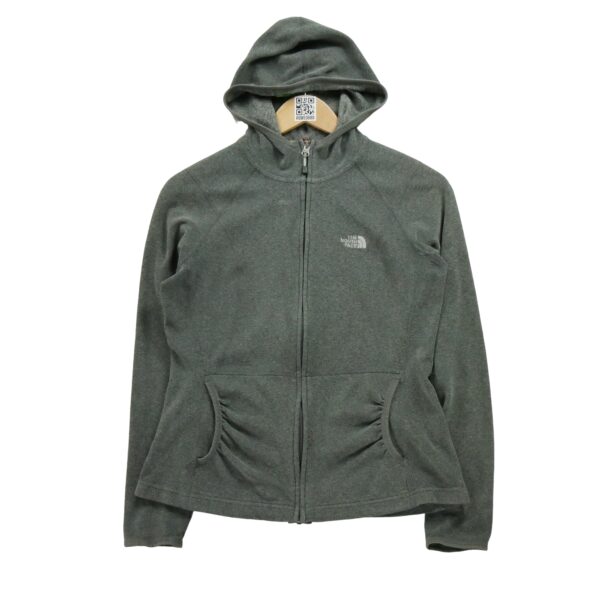 Veste polaires femme manches longues gris The North Face Col Montant