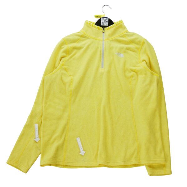 Veste polaires femme manches longues jaune The North Face Col Montant