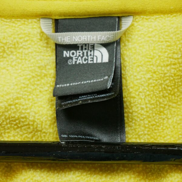 Veste polaires femme manches longues jaune The North Face Col Montant