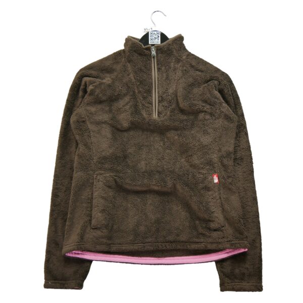 Veste polaires femme manches longues marron The North Face Col Montant