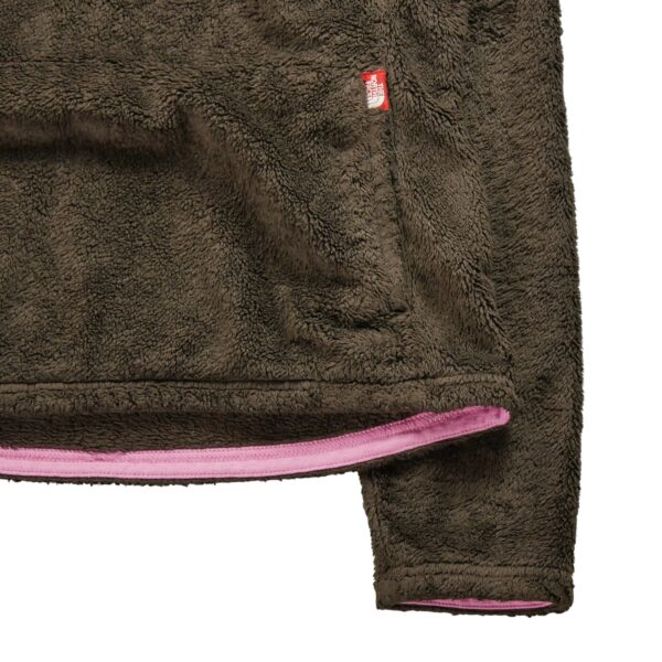 Veste polaires femme manches longues marron The North Face Col Montant