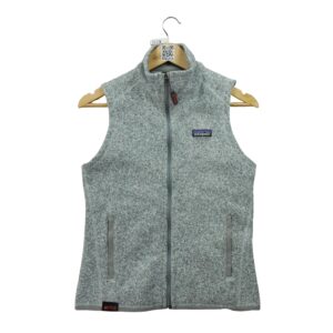 Veste polaires femme sans manches gris Patagonia Col Montant