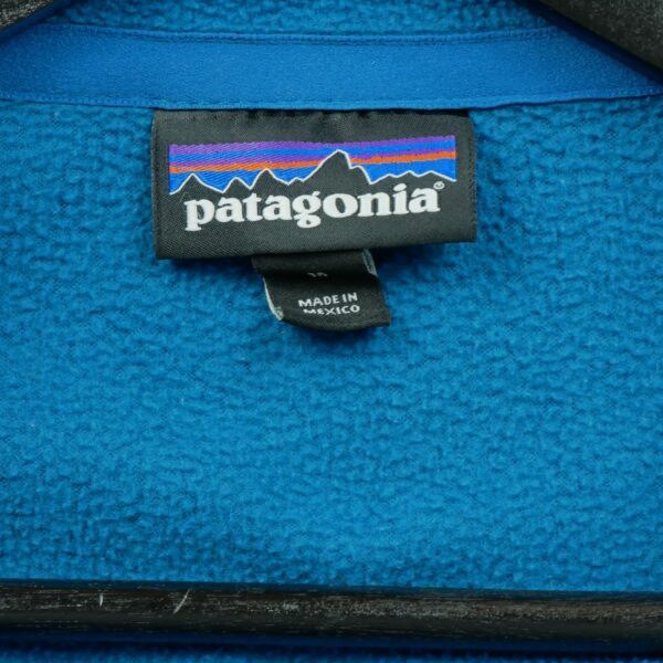 Veste polaires homme manches longues bleu Patagonia Col Montant