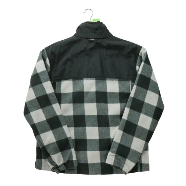 Veste polaires homme manches longues noir Columbia Motif a carreaux Col Montant
