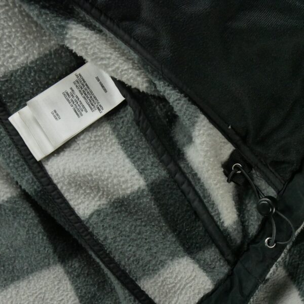 Veste polaires homme manches longues noir Columbia Motif a carreaux Col Montant