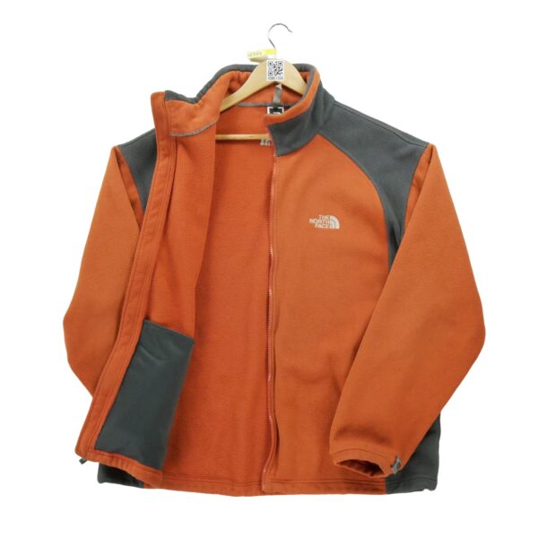Veste polaires homme manches longues orange The North Face Col Montant