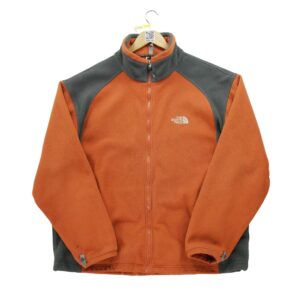 Veste polaires homme manches longues orange The North Face Col Montant